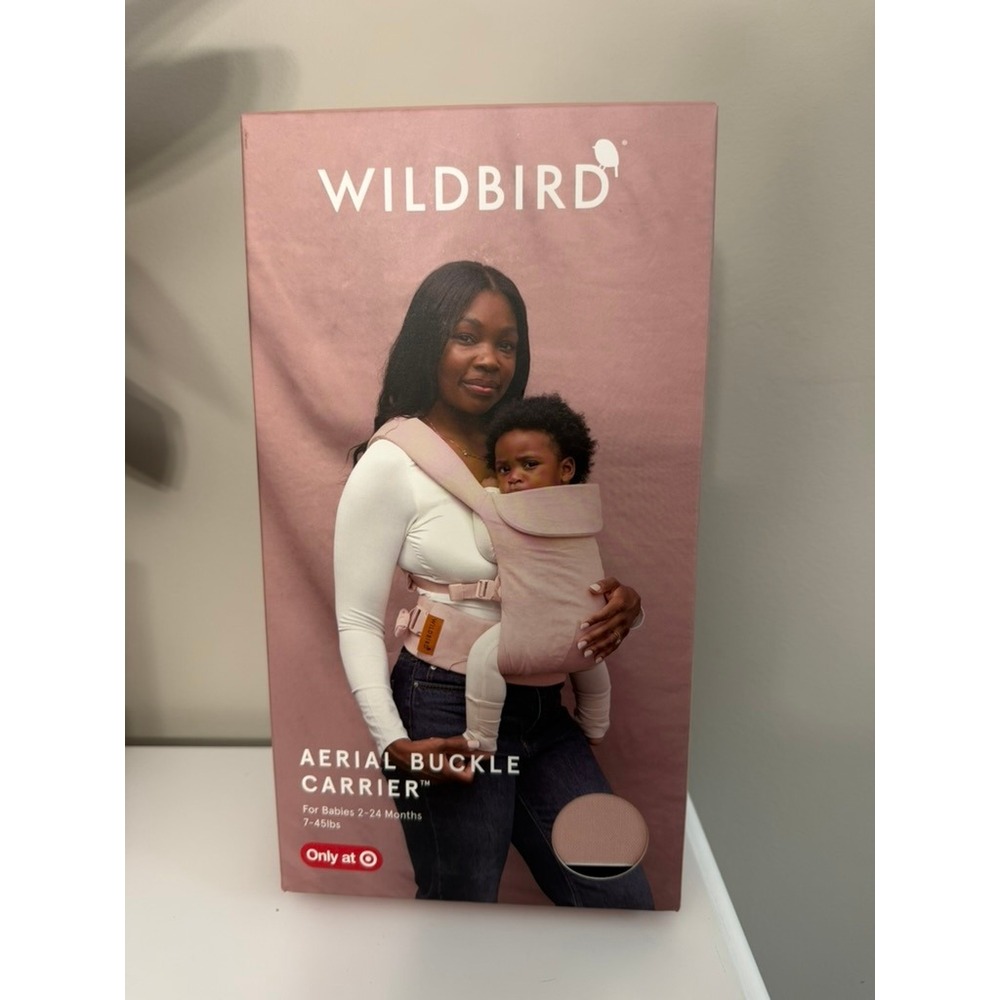 Wildbird Aerial Buckle Carrier Baby XS-XL Sugarbird Pink 7-45lbs NWT